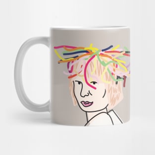 Funny portrait in Weirdtual Reality Mug